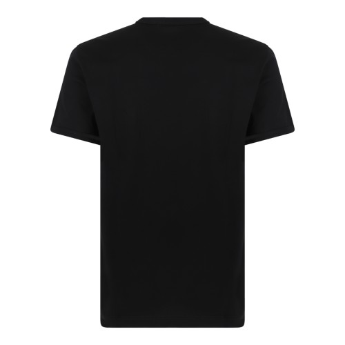 Dolce & Gabbana Black Cotton Logo T-Shirt. 2