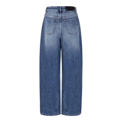 Givenchy Blue Wide-Leg Denim Jeans.
