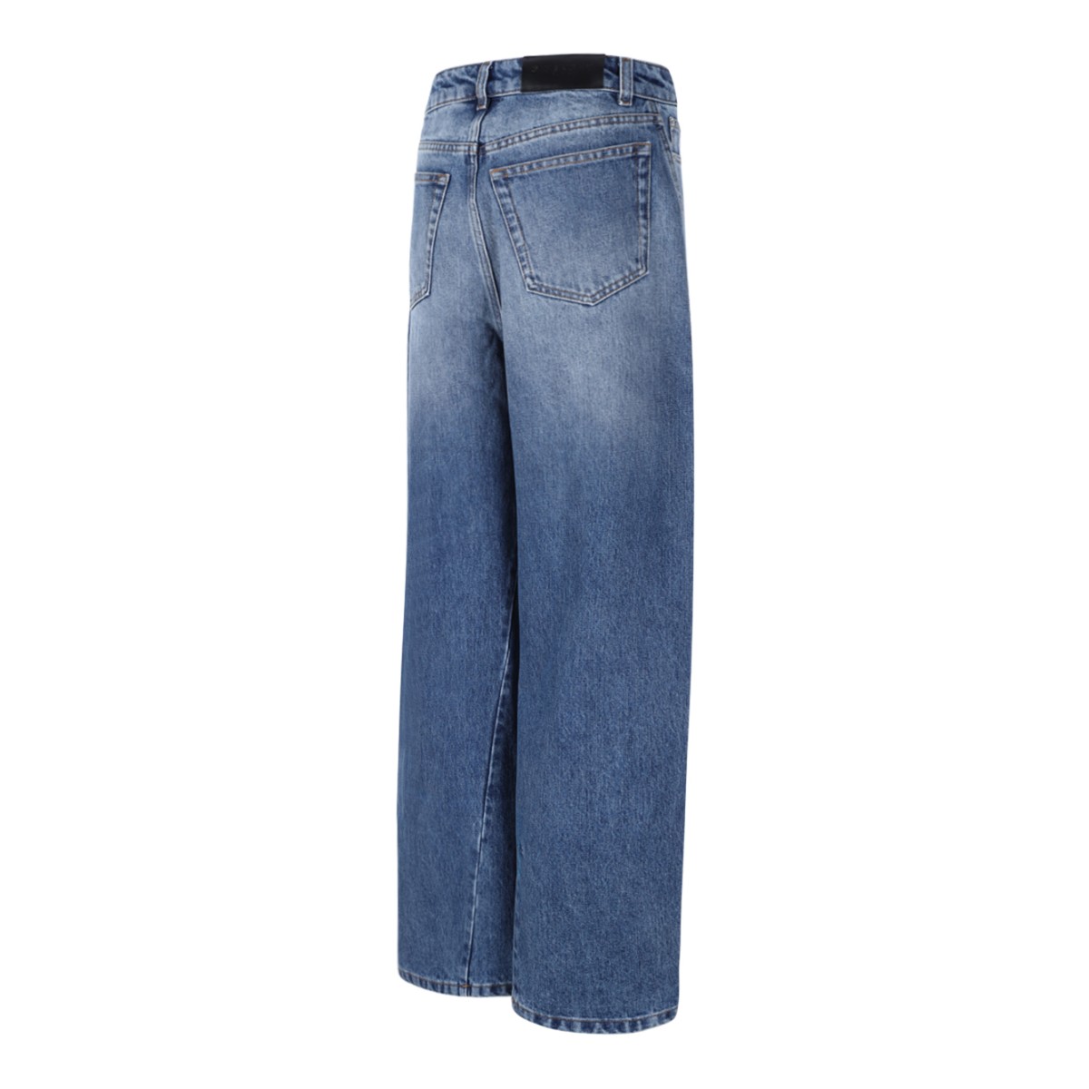 Givenchy Blue Wide-Leg Denim Jeans.