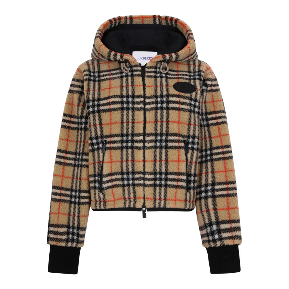 Sand Fiona Check Jacket