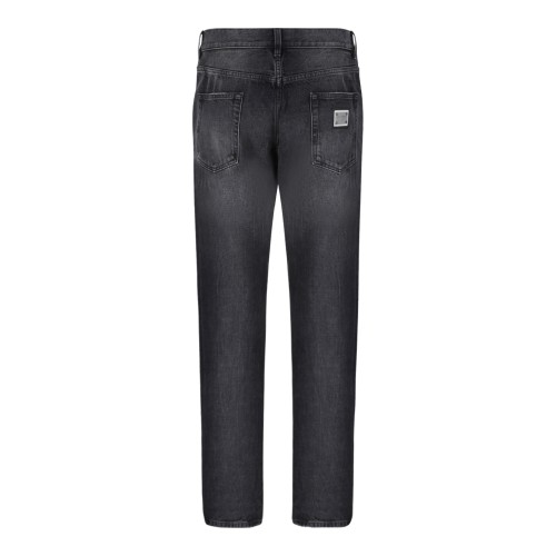 Dolce & Gabbana Washed Black Slim-Fit Denim Jeans. 2