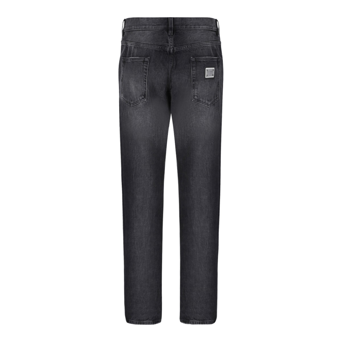 Dolce & Gabbana Washed Black Slim-Fit Denim Jeans.