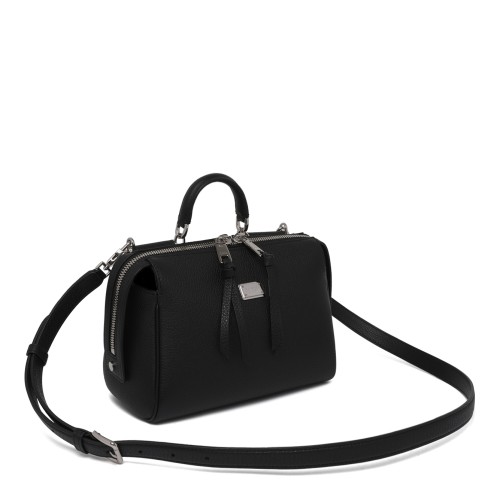 Dolce & Gabbana Black Leather Top Handle Bag.