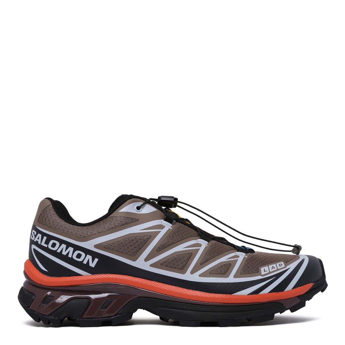 Salomon XT-6 Brown Technical Trail Running Sneakers.