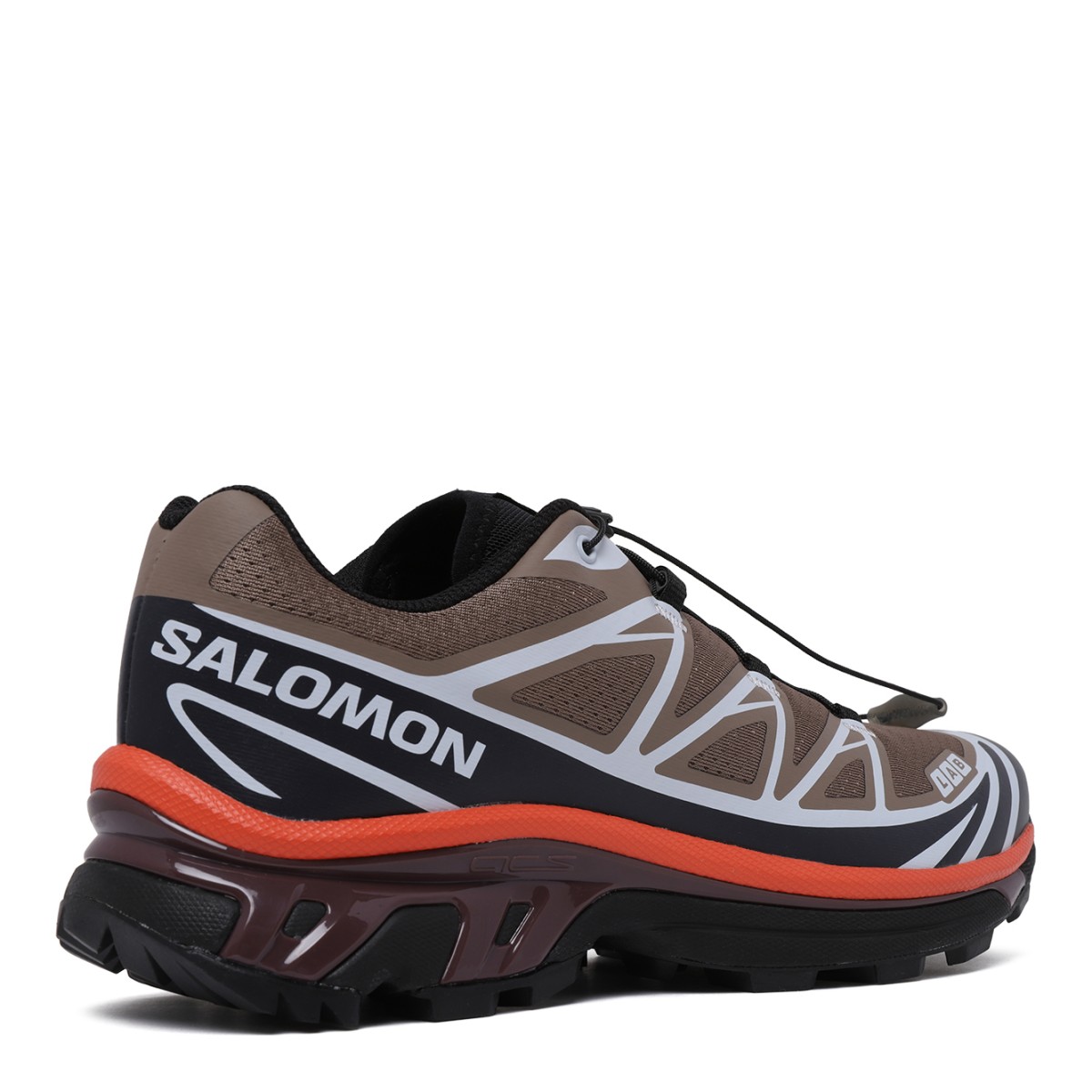 Salomon XT-6 Brown Technical Trail Running Sneakers.