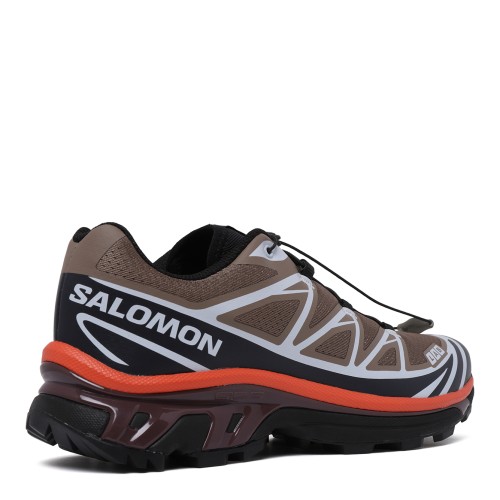 Salomon XT-6 Brown Technical Trail Running Sneakers.