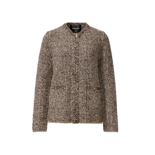Fabiana Filippi Beige Boucl Jacket.