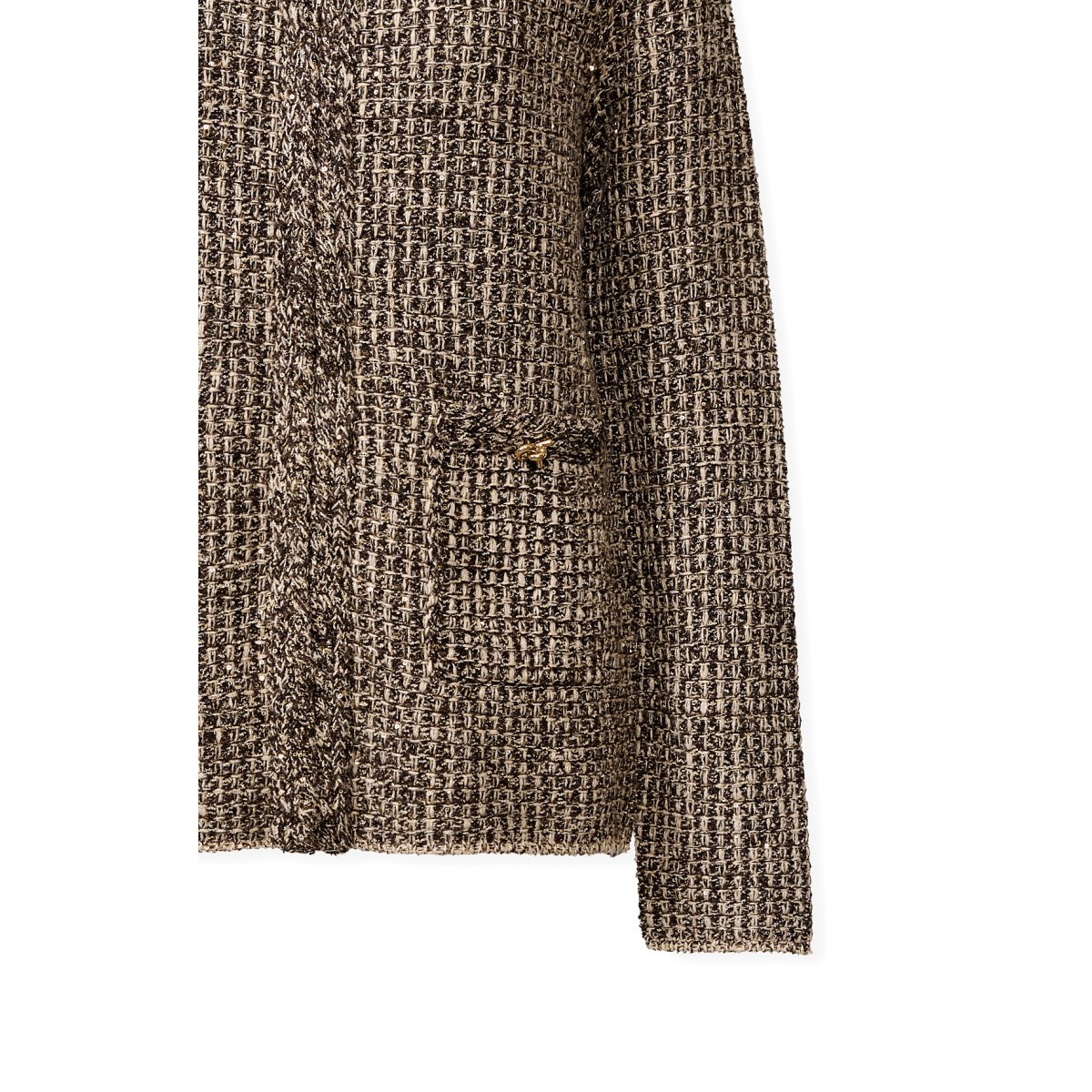Fabiana Filippi Beige Boucl Jacket.