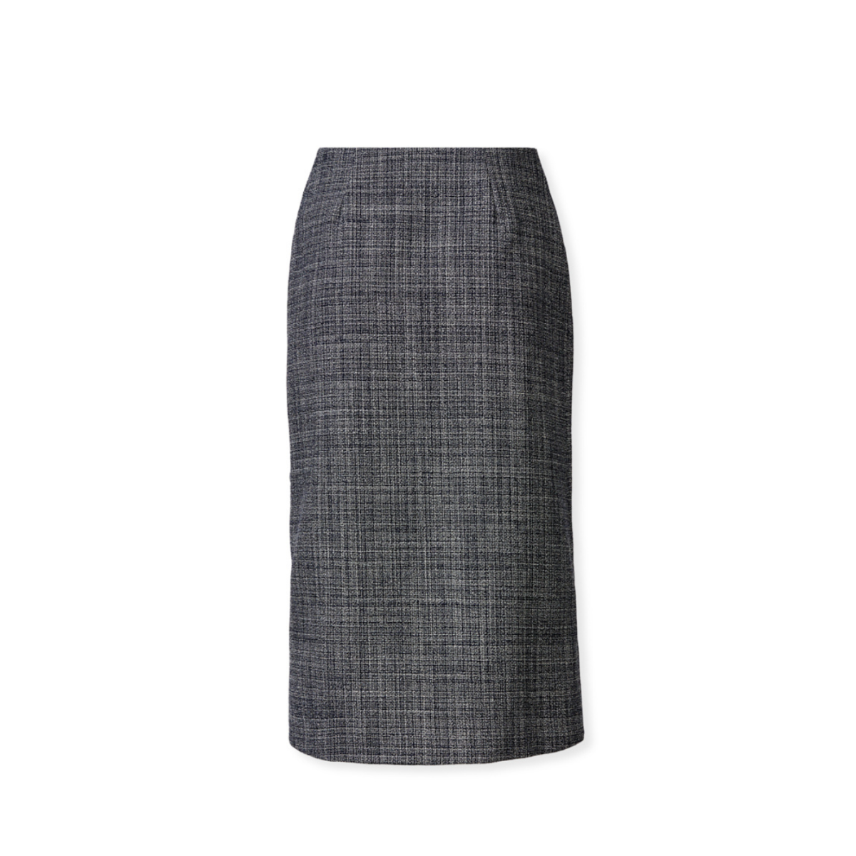 Fabiana Filippi Grey Check Midi Skirt.