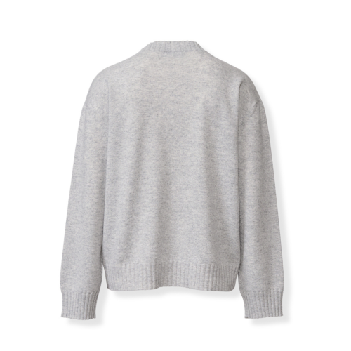 Fabiana Filippi Light Grey Wool Sweater.