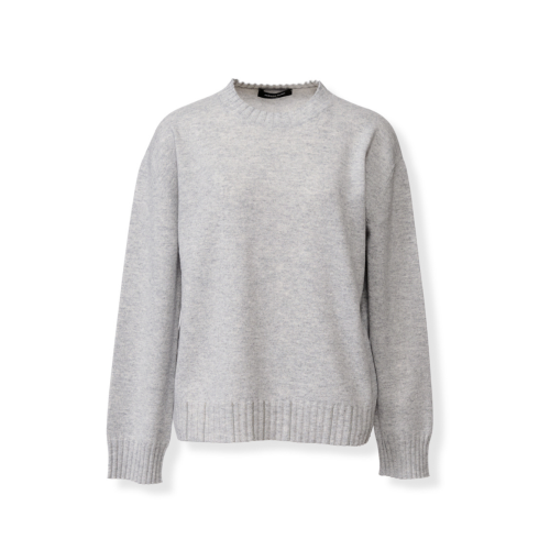 Fabiana Filippi Light Grey Wool Sweater.