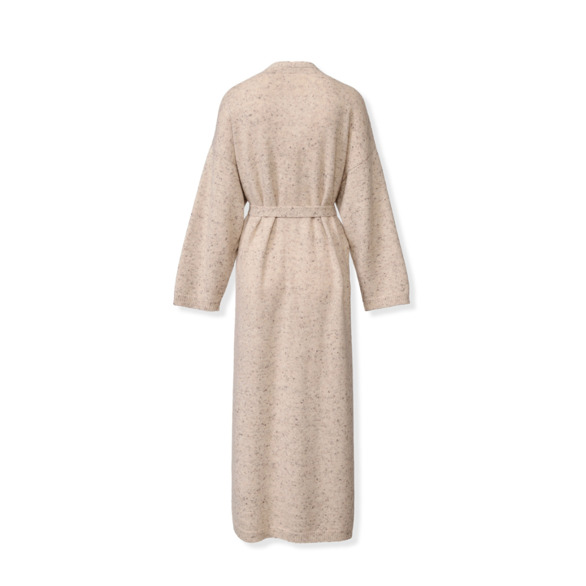 Fabiana Filippi Beige Mlange Belted Knit Cardigan.