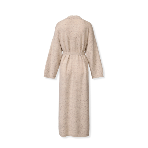 Fabiana Filippi Beige Mlange Belted Knit Cardigan.