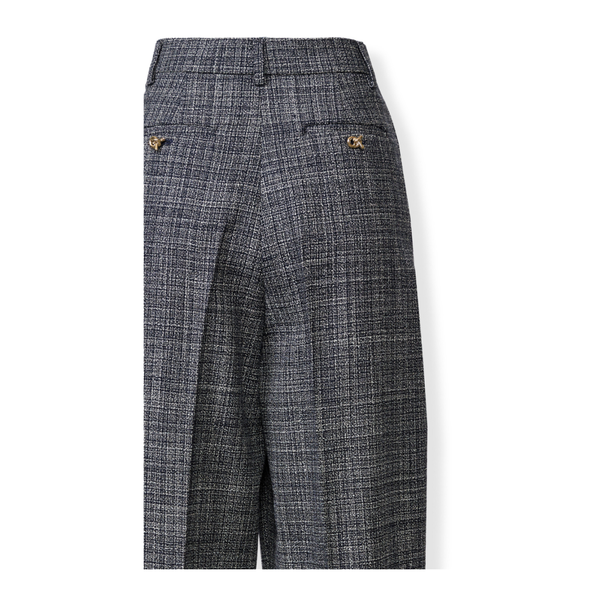 Fabiana Filippi Grey Check Tailored Trousers.