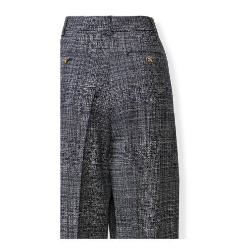 Fabiana Filippi Grey Check Tailored Trousers.