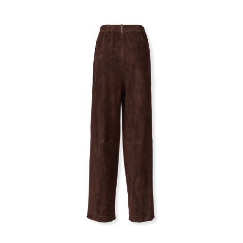 Fabiana Filippi Brown Suede Trousers.