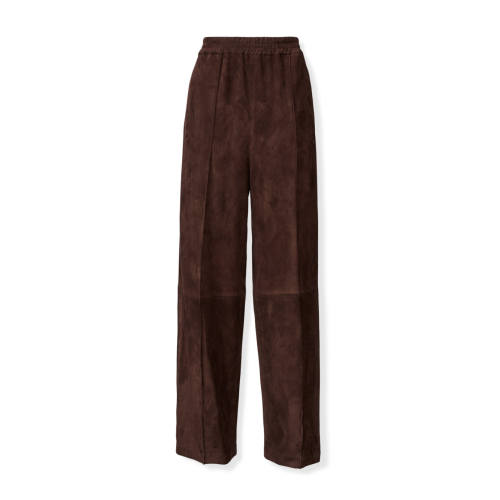 Fabiana Filippi Brown Suede Trousers. 2
