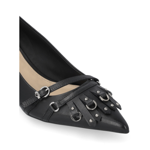 Pinko Black Leather Pumps.
