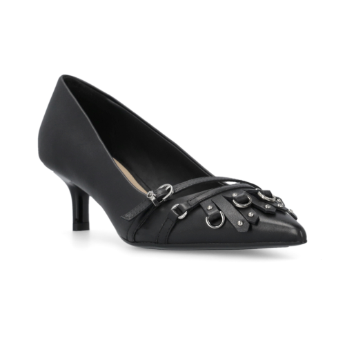 Pinko Black Leather Pumps. 2