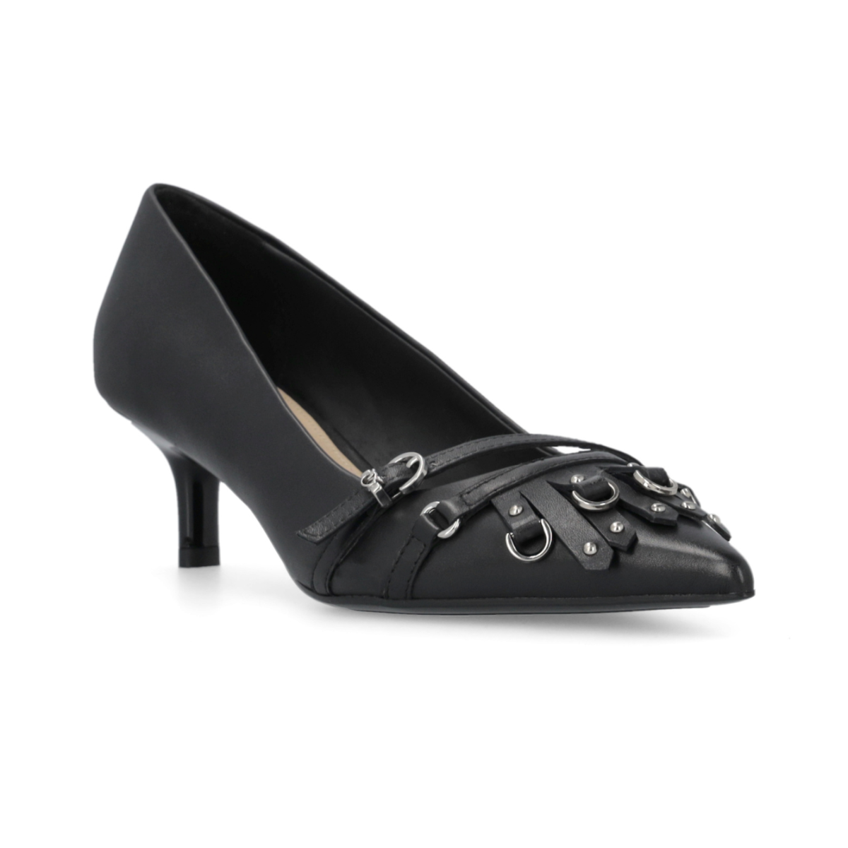 Pinko Black Leather Pumps.