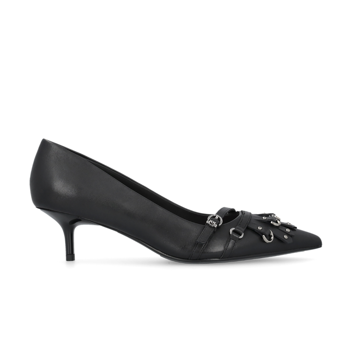 Pinko Black Leather Pumps.