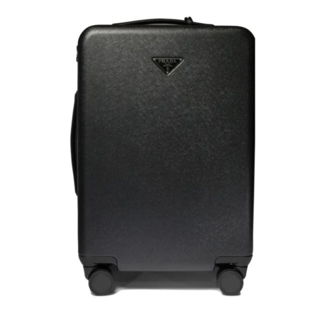Prada Black Saffiano Leather Cabin Trolley.