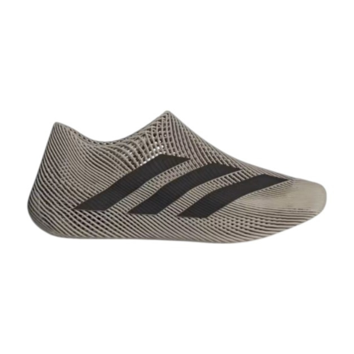 Adidas Beige Slip-On Knit Sneakers.