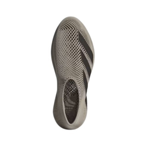 Adidas Beige Slip-On Knit Sneakers. 2