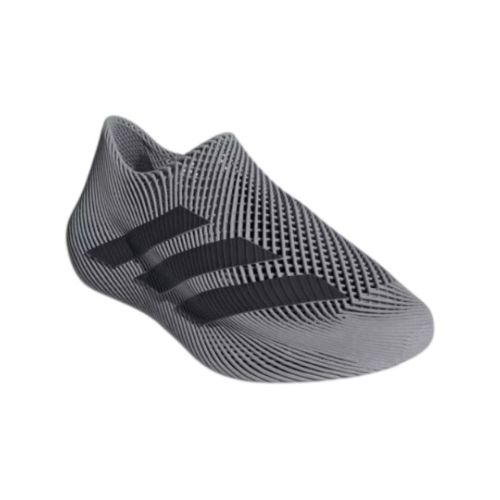 Adidas Grey Slip-On Knit Sneakers.