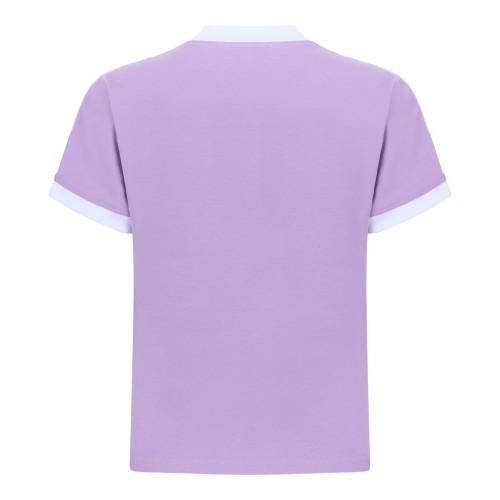 Versace Lavender Cotton T-Shirt. 2