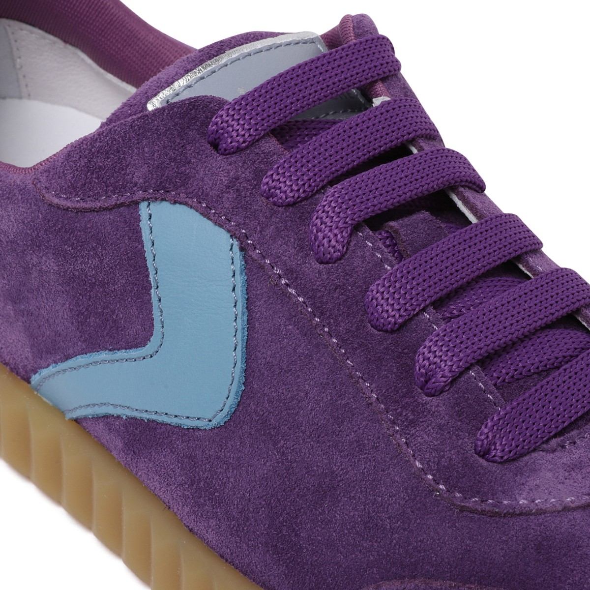 Voile Blanche Purple Suede Sneakers.