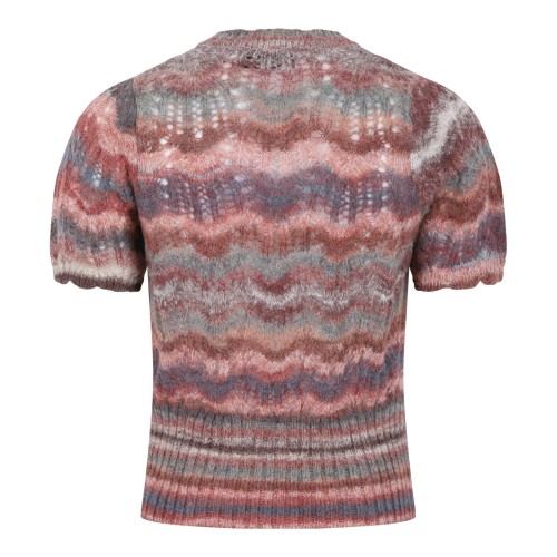 Vivienne Westwood Multicolor Wave Knit Top. 2