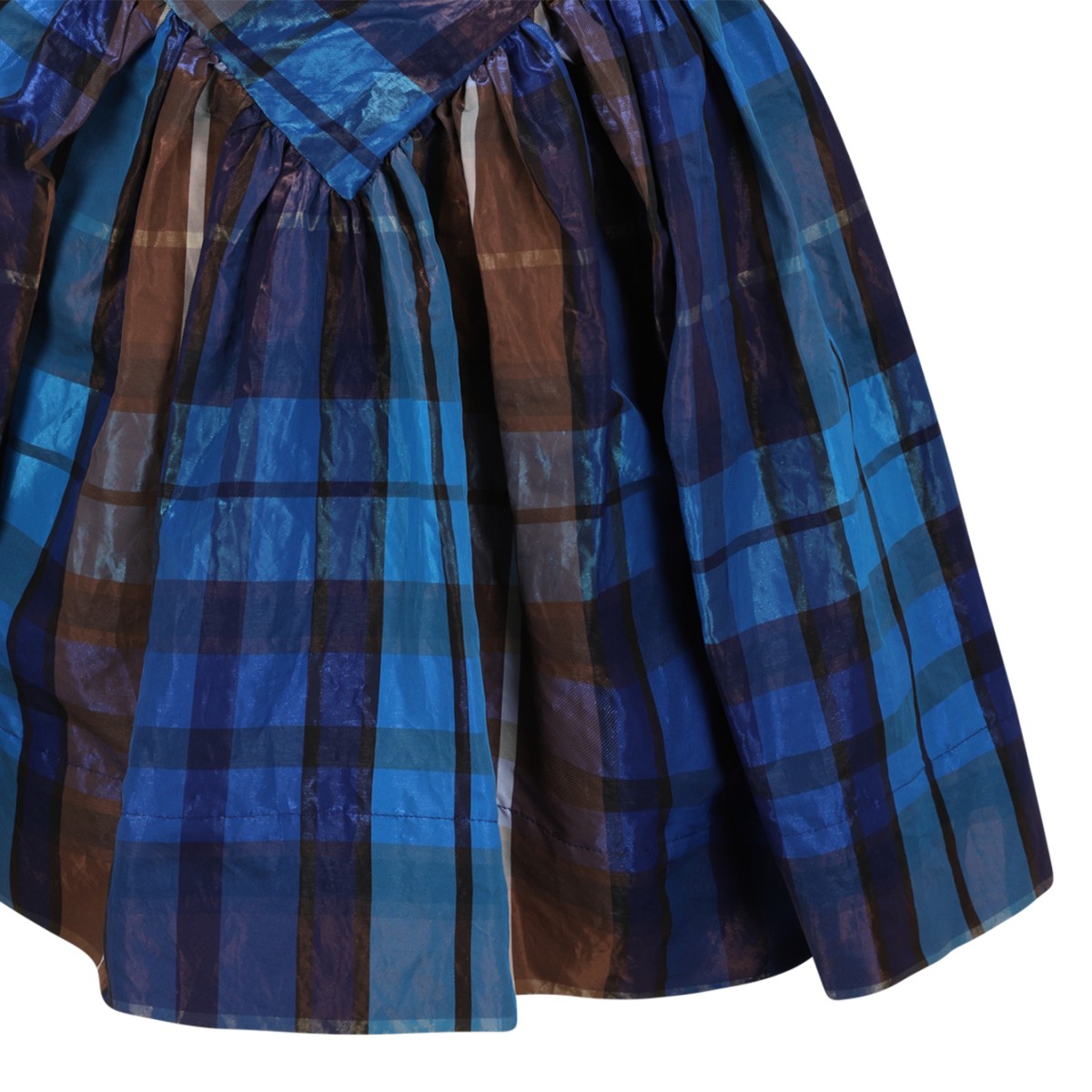 Vivienne Westwood Blue Tartan Mini Dress.