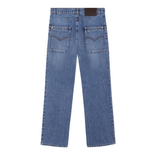 Versace Wide-Leg Denim Jeans.