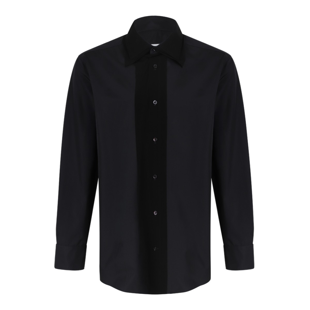 Maison Margiela Black Cotton Shirt.