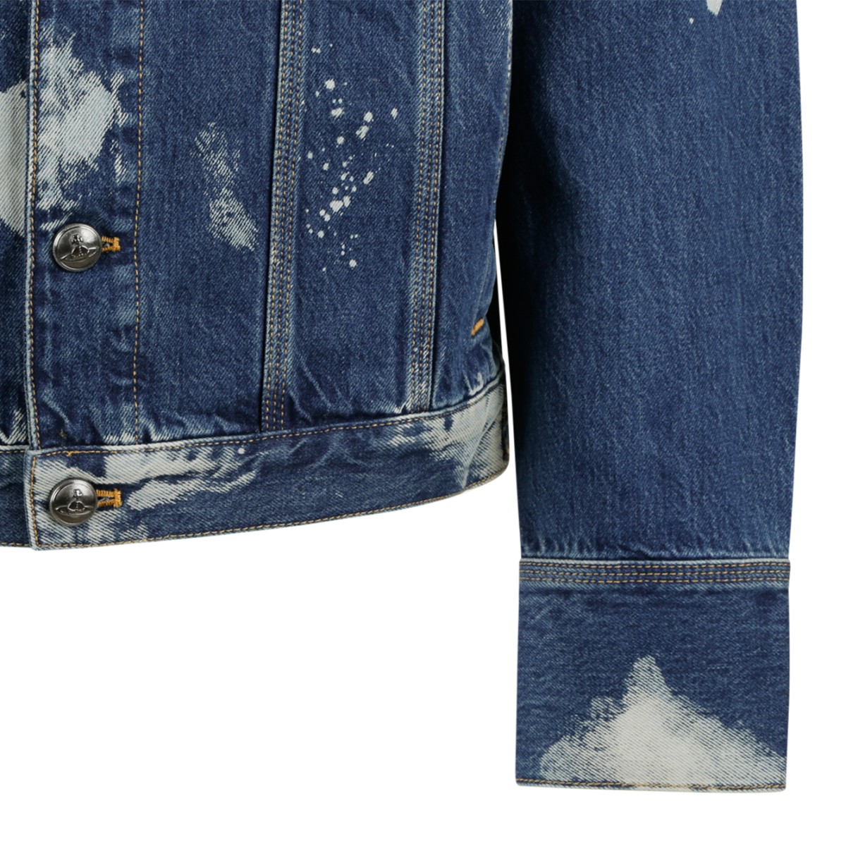 Vivienne Westwood Bleached Denim Jacket.