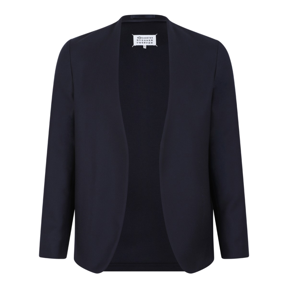 Maison Margiela Navy Open-Front Blazer.