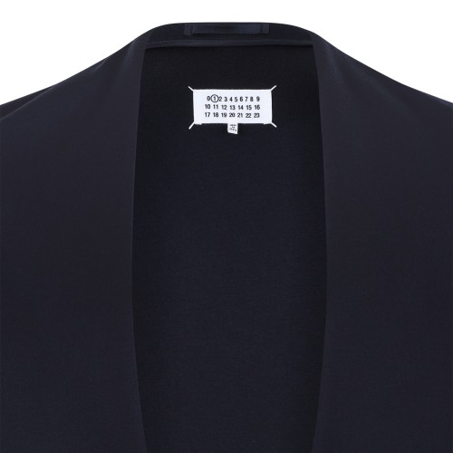 Maison Margiela Navy Open-Front Blazer.