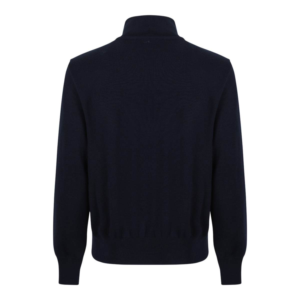 Paul & Shark Navy Hybrid Zip-Up Cardigan.