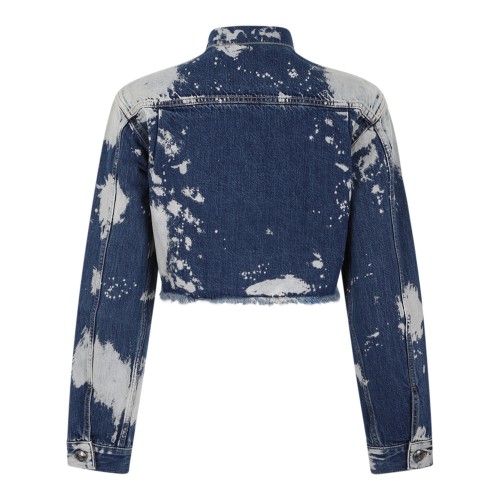 Vivienne Westwood Cropped Bleached Denim Jacket. 2