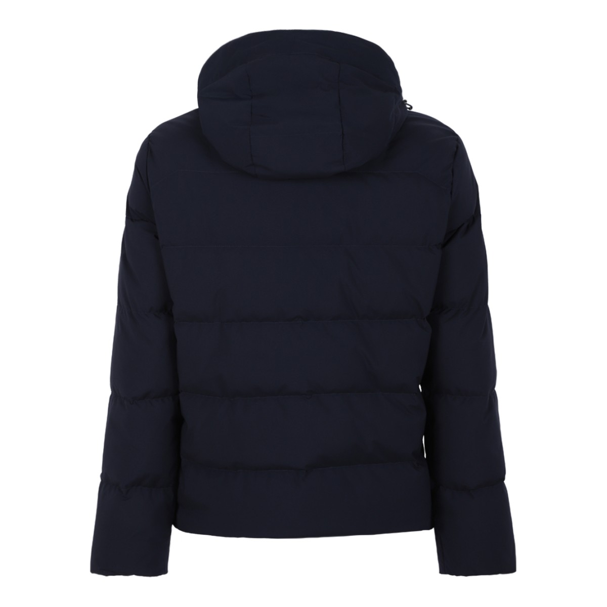 Paul & Shark Navy Hooded Technical Jacket.