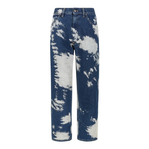 Vivienne Westwood Bleached Straight-Leg Jeans.