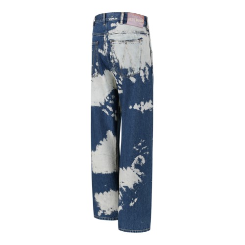 Vivienne Westwood Bleached Straight-Leg Jeans.