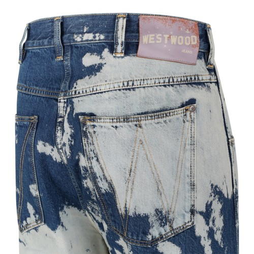 Vivienne Westwood Bleached Straight-Leg Jeans.