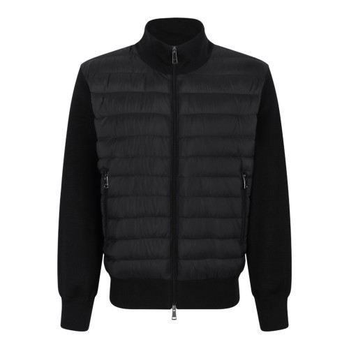 Paul & Shark Navy Hybrid Zip-Up Cardigan.