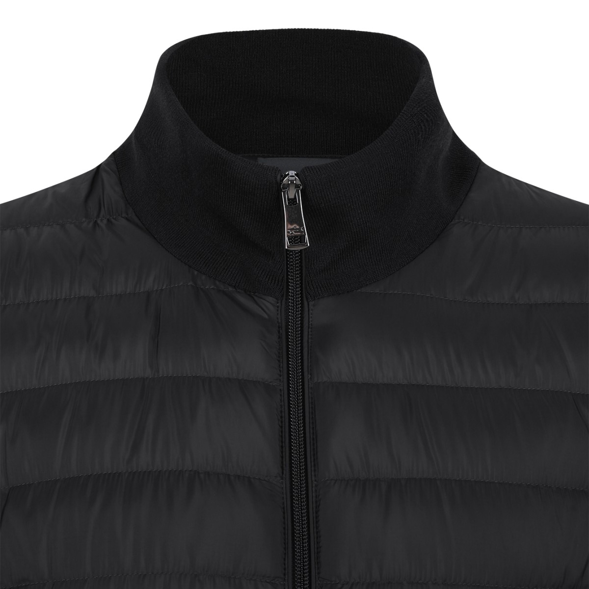 Paul & Shark Navy Hybrid Zip-Up Cardigan.