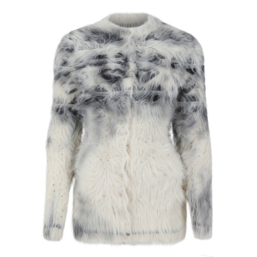 Maison Margiela Faux Fur Crewneck Sweater.