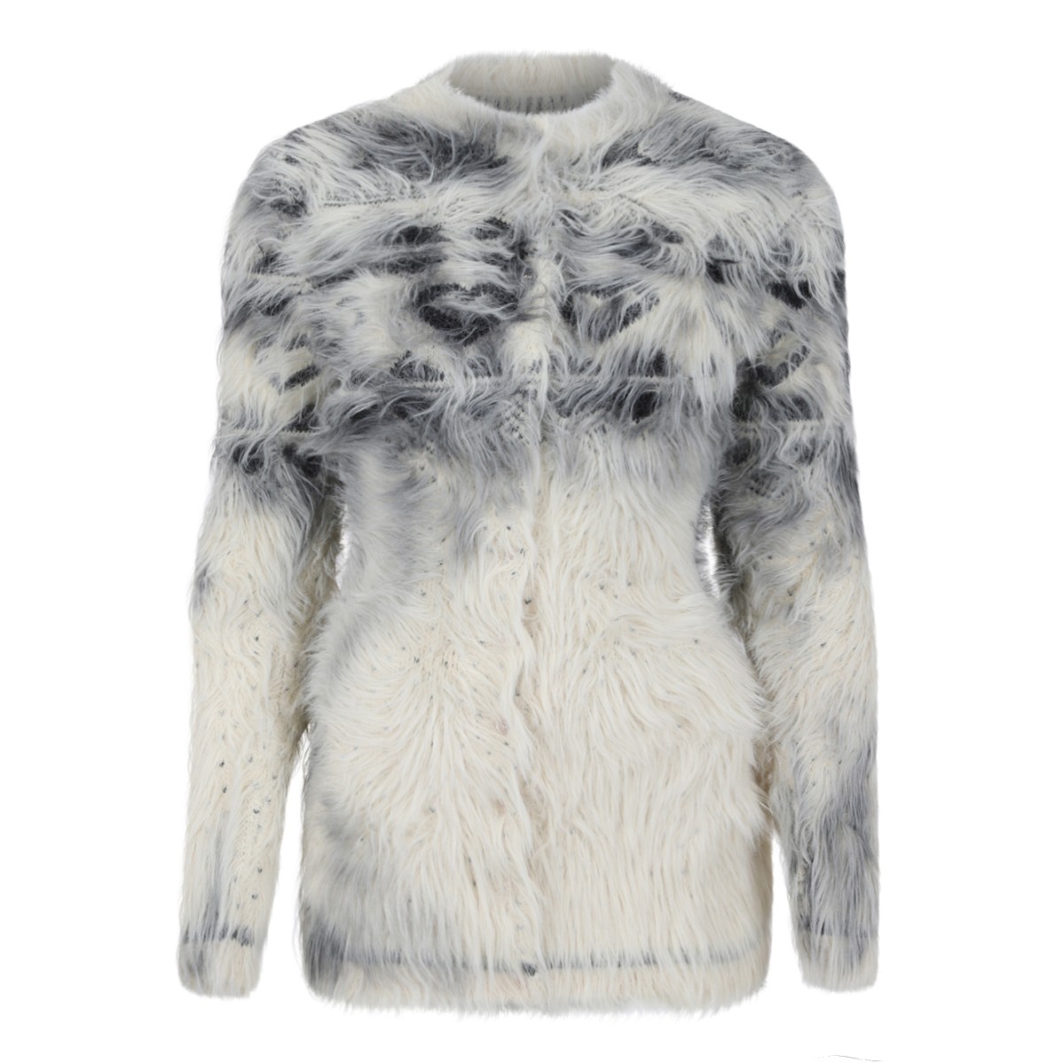 Maison Margiela Faux Fur Crewneck Sweater.