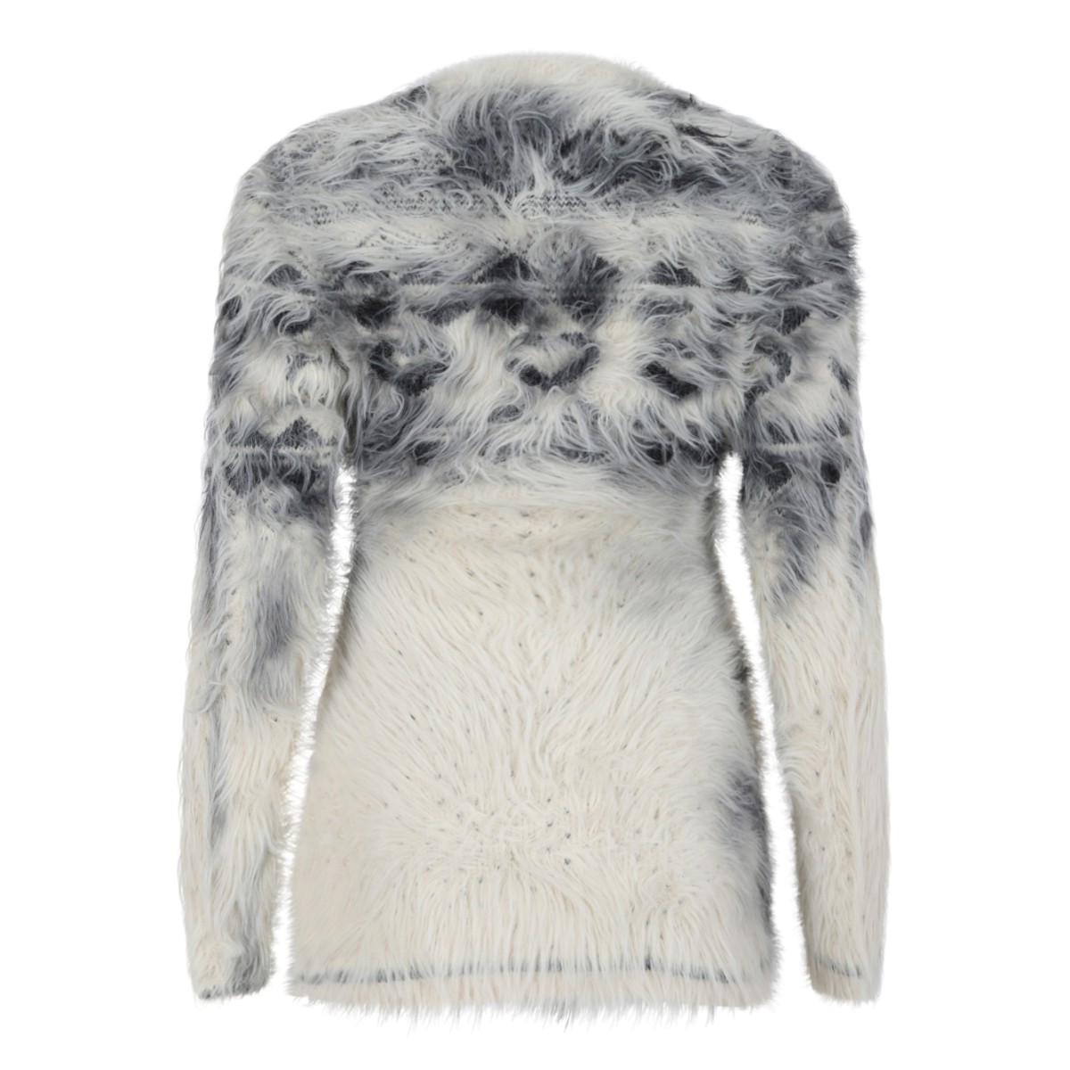 Maison Margiela Faux Fur Crewneck Sweater.
