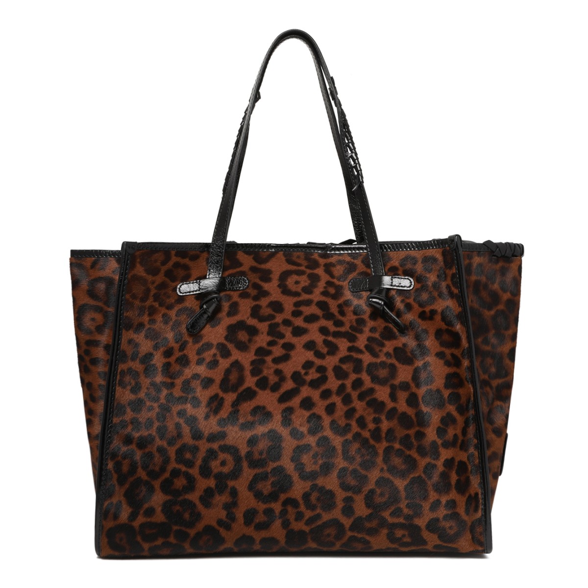 Marcella Leopard Print Shopper Tote Bag.
